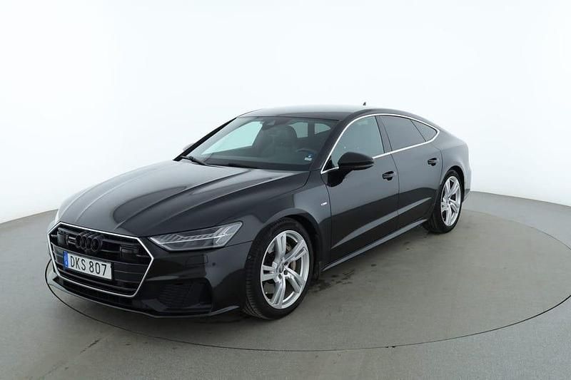 Grå Begagnad 2018 Audi A7 Sedan | 398 000 kr (Marknadspris) - Bild 1/4