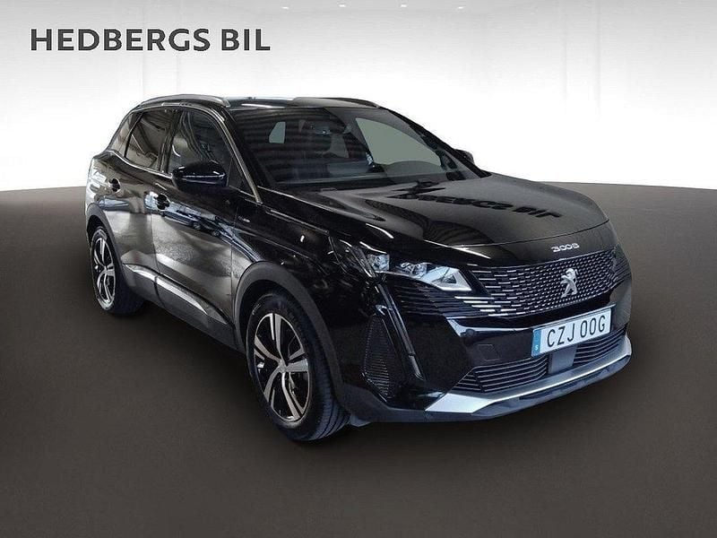 Svart Begagnad 2022 Peugeot 3008 GT SUV | 299 800 kr (Marknadspris) - Bild 1/4