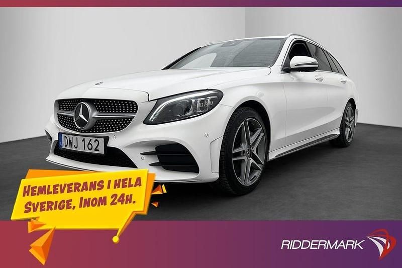 Vit Begagnad 2020 Mercedes C300 AMG Kombi | 304 900 kr - Bild 1/3