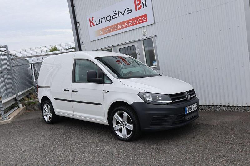 Vit Begagnad 2019 VW Caddy Minibuss | 124 000 kr (Bra pris) - Bild 1/4