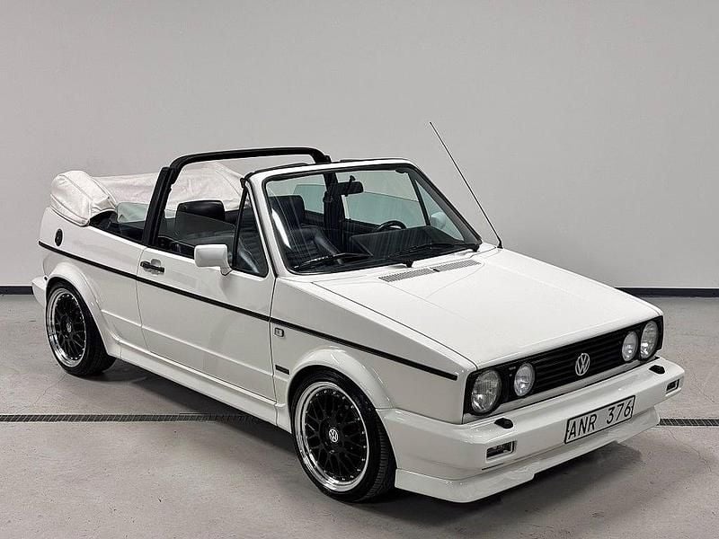 Begagnad VW Golf Cabriolet Karmann 98 HK (72 kW) 1991 Vit Cab