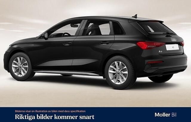 Begagnad Audi A3 Proline 150 HK (110 kW) 2023 Brilliantsvart Sedan