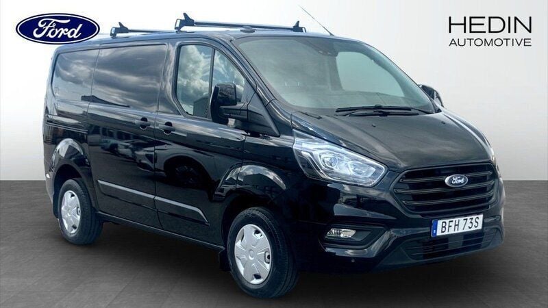 Svart (black) Begagnad 2022 Ford Transit Custom Trend Van | 299 875 kr (Marknadspris) - Bild 1/4