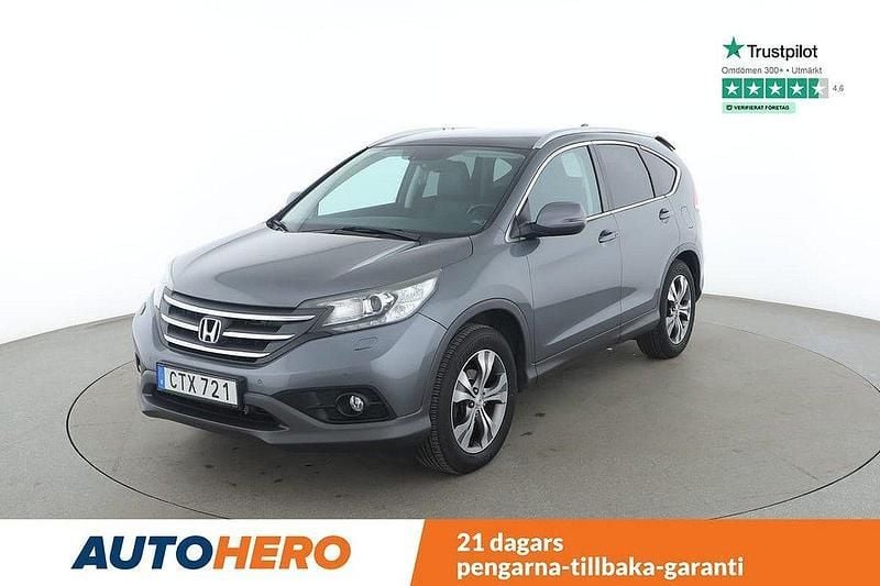 Mörkgrå Begagnad 2014 Honda CR-V Executive SUV | 169 000 kr (Marknadspris) - Bild 1/4