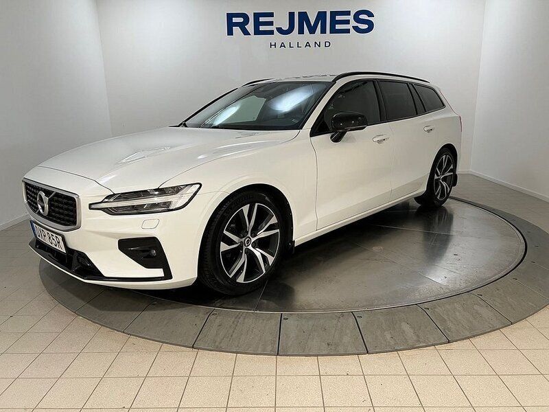 Vit Begagnad 2019 Volvo V60 R-Design Kombi | 284 500 kr (Marknadspris) - Bild 1/4