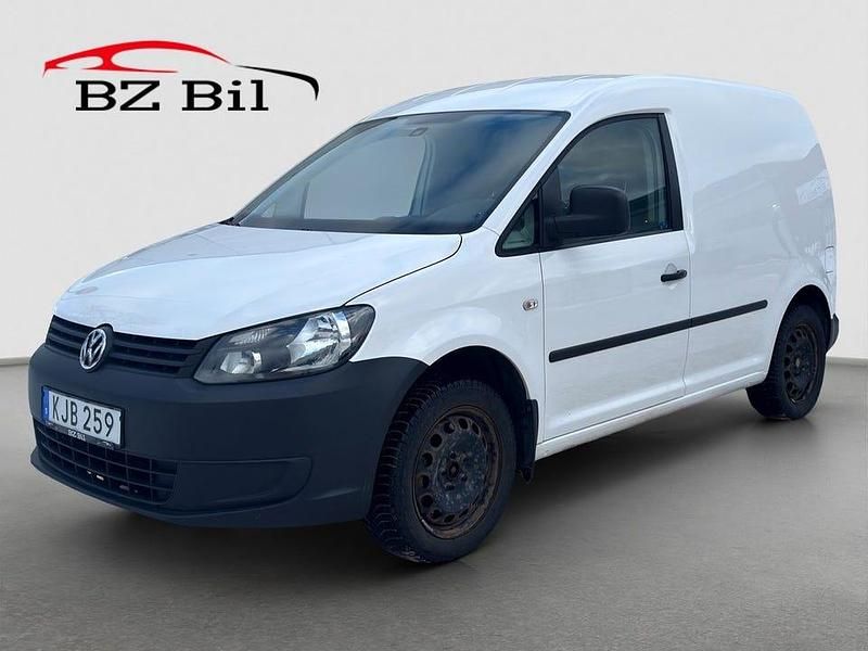 Vit Begagnad 2015 VW Caddy Minibuss | 109 900 kr (Lite dyr) - Bild 1/4