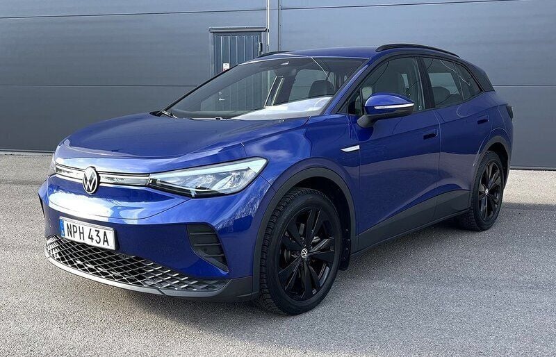 Blå Begagnad 2021 VW ID.4 Pure SUV | 249 000 kr (Bra pris) - Bild 1/4