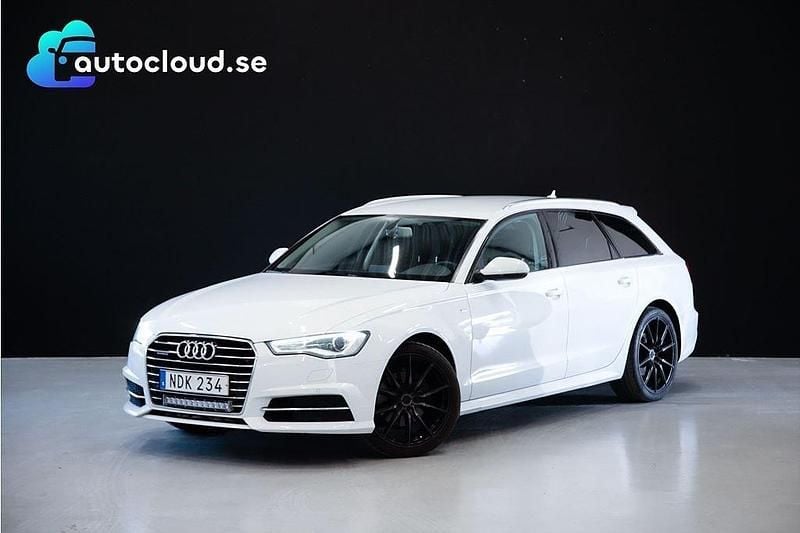 Vit Begagnad 2016 Audi A6 S-Line Kombi | 209 800 kr (Marknadspris) - Bild 1/4