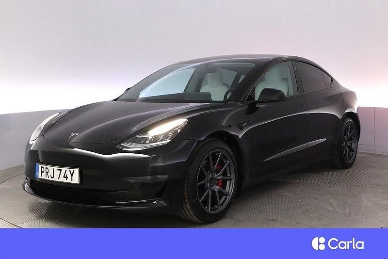 Begagnad 2019 Tesla Model 3 Long Range AWD Sedan | 254 900 kr - Bild 1/3