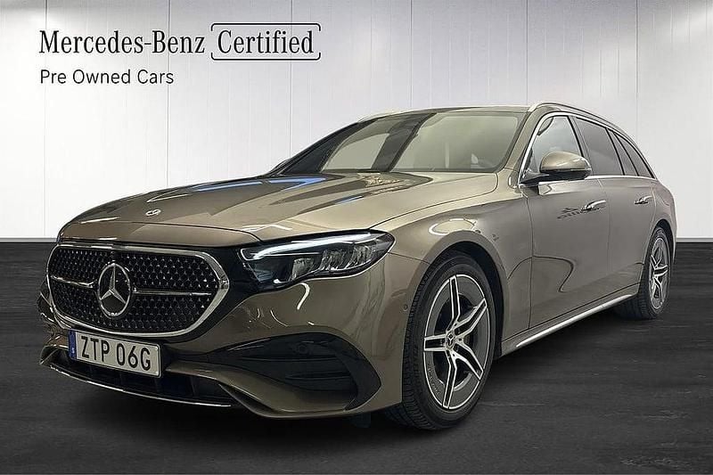 Brun Begagnad 2024 Mercedes E300 AMG line Kombi | 669 900 kr (Marknadspris) - Bild 1/4