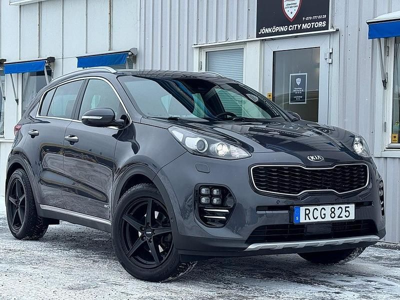 Begagnad Kia Sportage GT-Line 185 HK (136 kW) 2016 Grå SUV