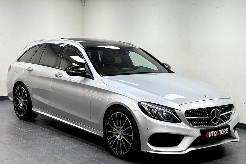 Silver Begagnad 2015 Mercedes C450 AMG Kombi | 299 900 kr - Bild 1/4