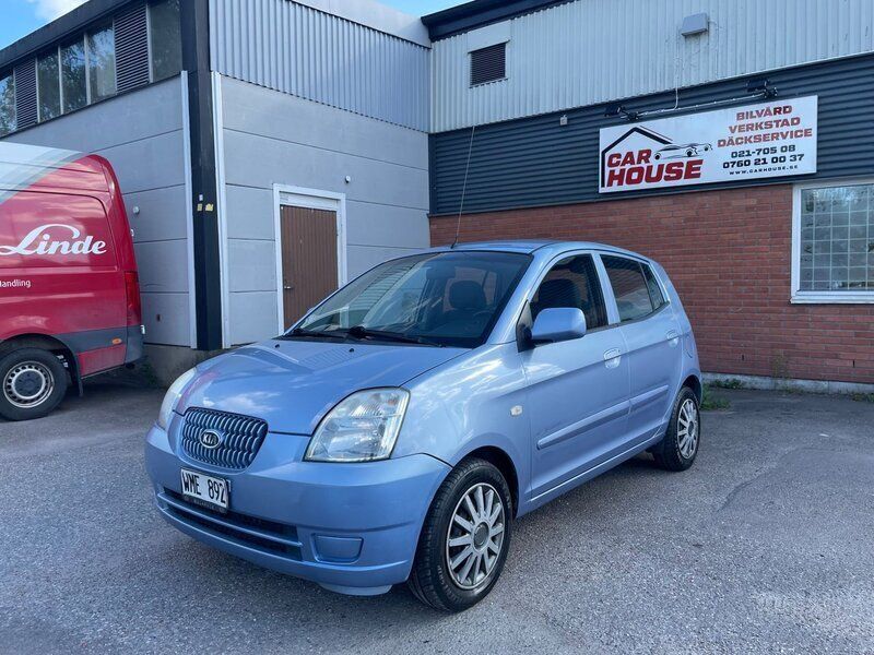 Blå Begagnad 2004 Kia Picanto 4 Halvkombi | 49 900 kr (Dyr) - Bild 1/4