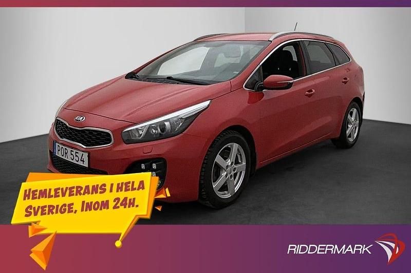 Röd Begagnad 2016 Kia Ceed GT-Line Halvkombi | 129 900 kr (Marknadspris) - Bild 1/3