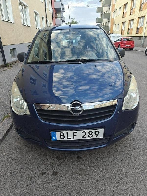 Blå Begagnad 2008 Opel Agila Halvkombi | 22 900 kr - Bild 1/4