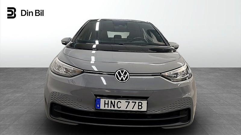 Begagnad VW ID.3 Pro Performance 150 kW (204 HK) 2023 Moonstone grey black Halvkombi