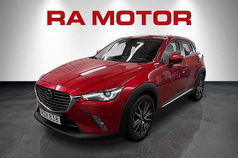 Röd Begagnad 2015 Mazda CX-3 Optimum SUV | 129 900 kr (Marknadspris) - Bild 1/4