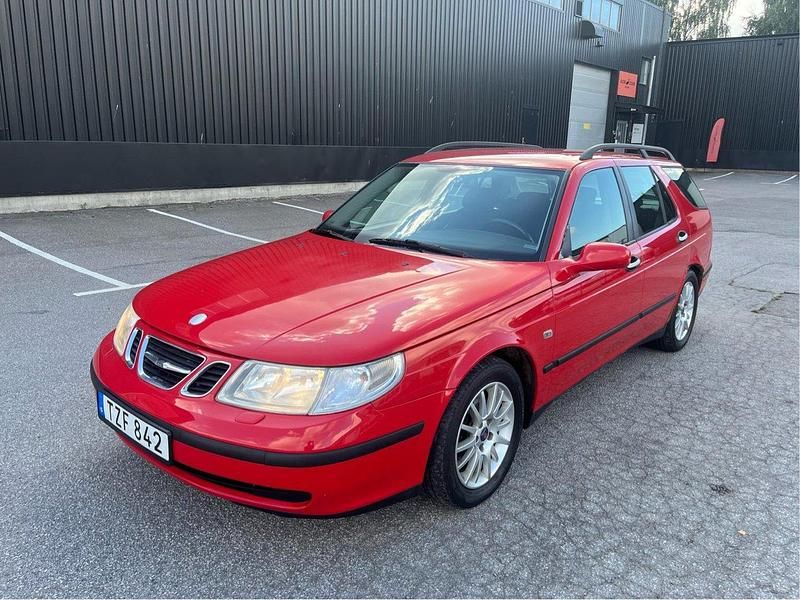 Röd Begagnad 2003 Saab 9-5 Linear Kombi | 13 900 kr (Marknadspris) - Bild 1/4