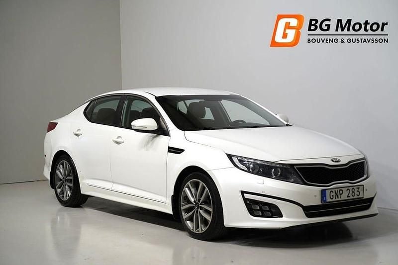 Vit Begagnad 2014 Kia Optima Sedan | 74 900 kr (Marknadspris) - Bild 1/4