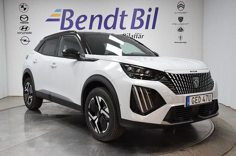 Vit Ny 2025 Peugeot 2008 GT SUV | 289 500 kr (Marknadspris) - Bild 1/3