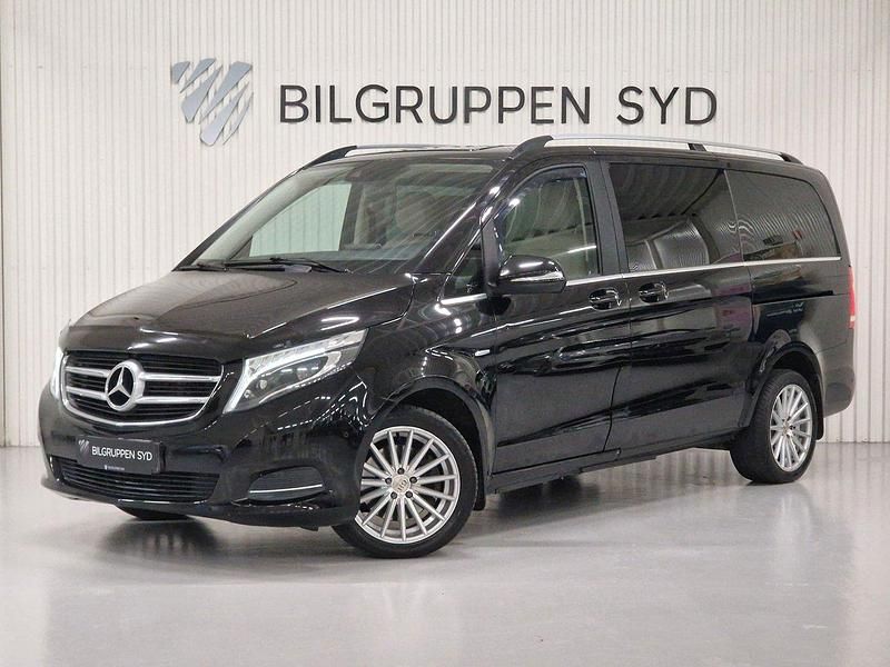 Svart Begagnad 2014 Mercedes V250 Avantgarde Minibuss | 269 900 kr (Dyr) - Bild 1/4