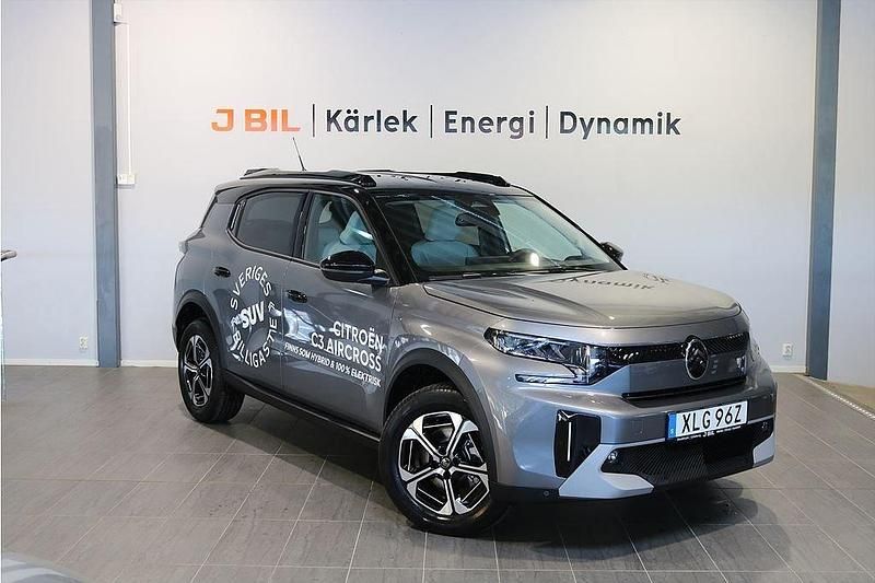 Grå (mercury grey) Begagnad 2025 Citroën C3 Aircross SUV | 319 900 kr (Dyr) - Bild 1/4