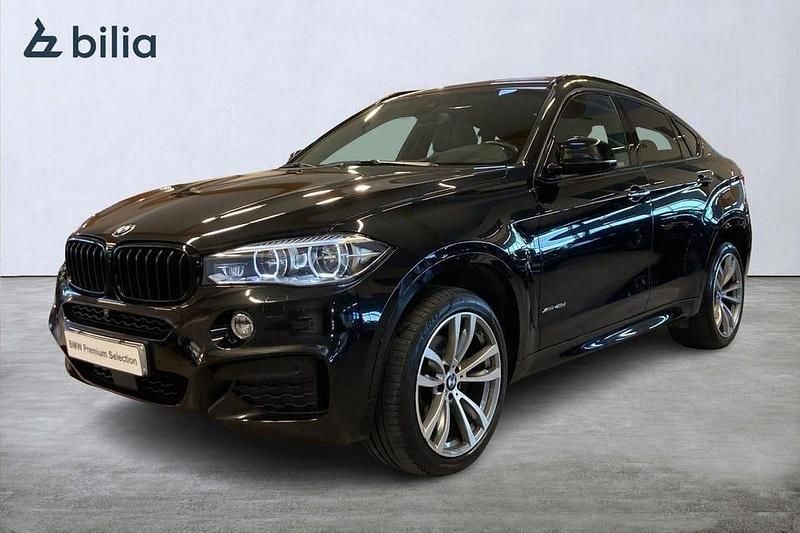 Svart Begagnad 2018 BMW X6 M Sport SUV | 449 000 kr (Marknadspris) - Bild 1/4