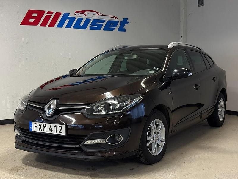 Begagnad Renault Mégane GrandTour LIMITED 110 HK (80 kW) 2015 Brun Kombi