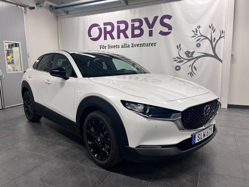 Vit Ny 2024 Mazda CX-30 Homura-Line SUV | 355 200 kr (Marknadspris) - Bild 1/4