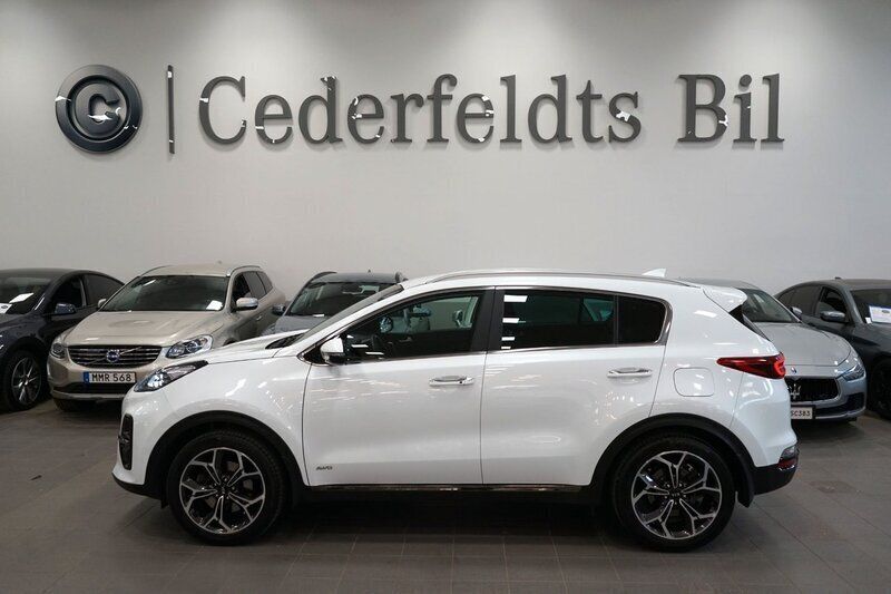 Vit Begagnad 2020 Kia Sportage GT-Line SUV | 249 900 kr (Bra pris) - Bild 1/3