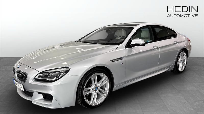Begagnad BMW 640 M Sport 313 HK (230 kW) 2015 Silver metallic Sportkupé