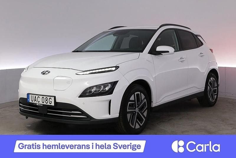 Vit Begagnad 2022 Hyundai Kona Essential SUV | 189 900 kr (Marknadspris) - Bild 1/4