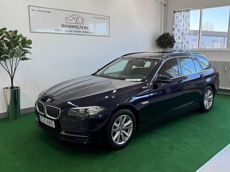 Begagnad BMW 520 184 HK (135 kW) 2014 Blå Kombi
