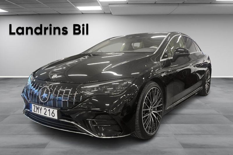 Svart Begagnad 2022 Mercedes EQE AMG 43 AMG Sedan | 749 000 kr - Bild 1/4