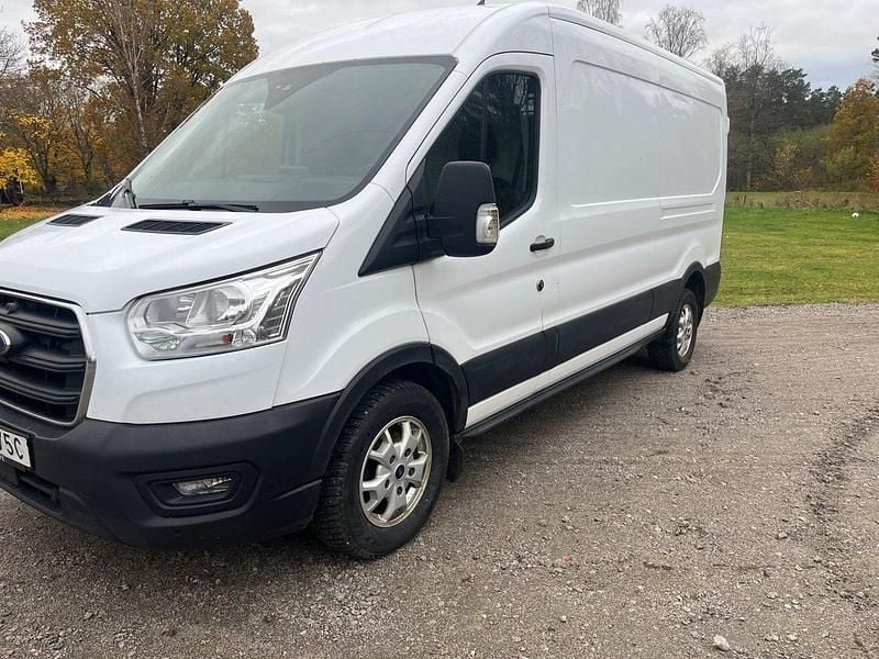 Vit Begagnad 2020 Ford Transit Van | 179 900 kr (Superpris) - Bild 1/4