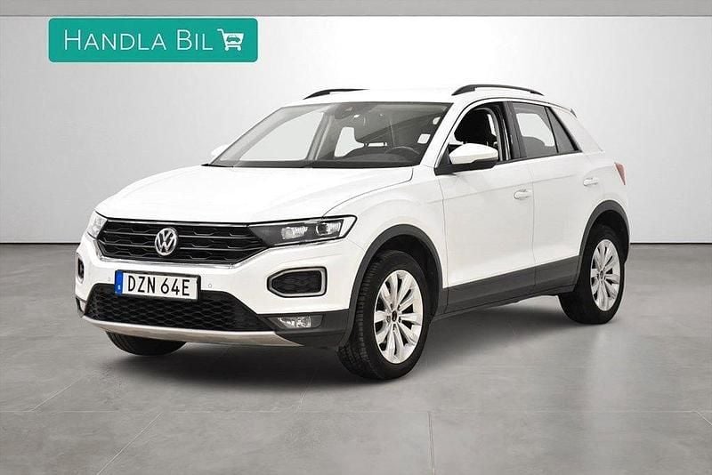 Vit Begagnad 2020 VW T-Roc SUV | 209 800 kr (Marknadspris) - Bild 1/4