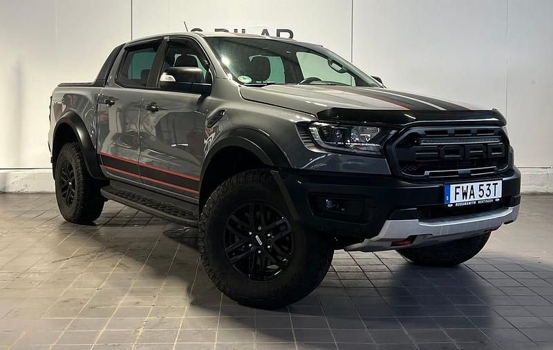 Grå Begagnad 2022 Ford Ranger Raptor Pickup | 499 990 kr (Bra pris) - Bild 1/4