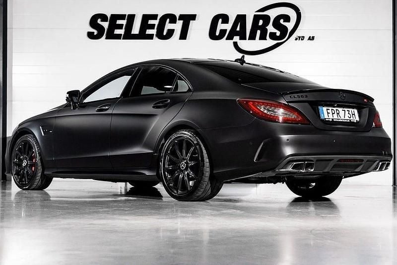 Begagnad Mercedes CLS63 AMG AMG 585 HK (430 kW) 2014 Silver (iridiumsilver metallic) Sportkupé