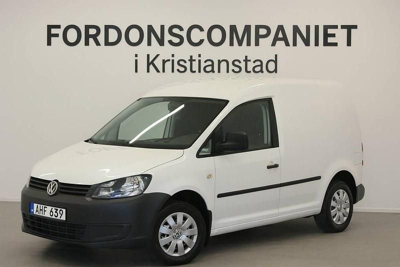 Vit Begagnad 2012 VW Caddy Minibuss | 69 900 kr (Marknadspris) - Bild 1/1