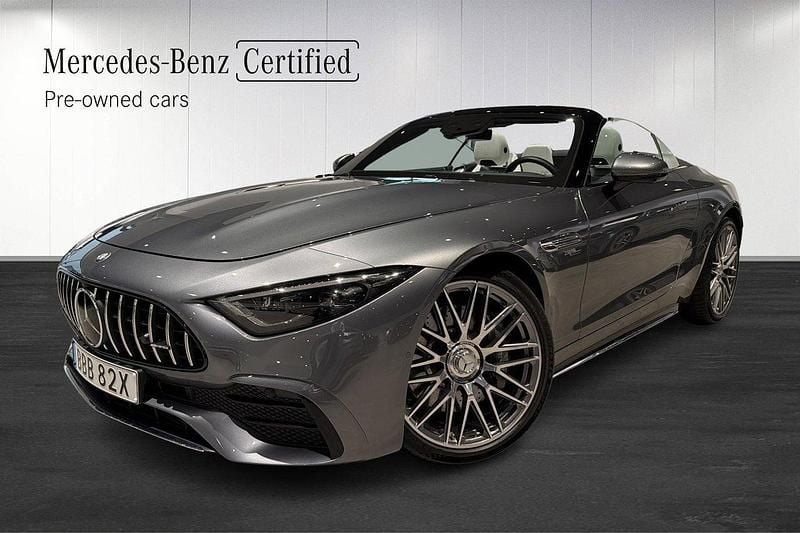 Grå (grey) Begagnad 2023 Mercedes SL43 AMG AMG Cab | 1 249 000 kr - Bild 1/4