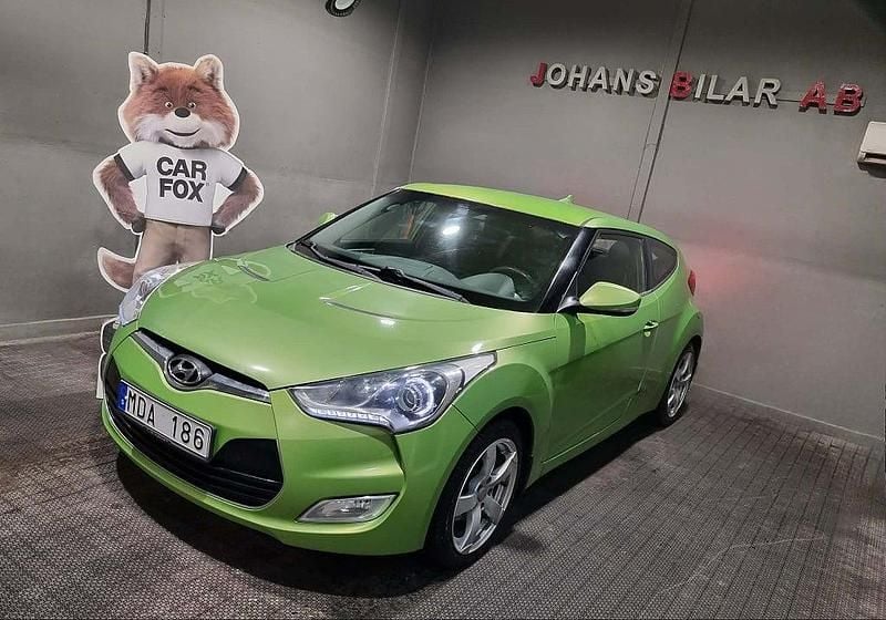 Grön Begagnad 2011 Hyundai Veloster Halvkombi | 57 900 kr - Bild 1/3
