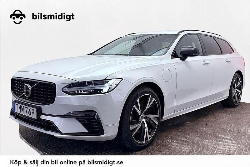 Vit Begagnad 2021 Volvo V90 R-Design Kombi | 419 800 kr (Lite dyr) - Bild 1/3