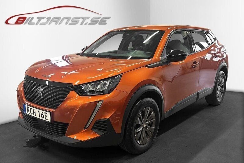 Orange Begagnad 2022 Peugeot 2008 SUV | 214 900 kr (Bra pris) - Bild 1/4