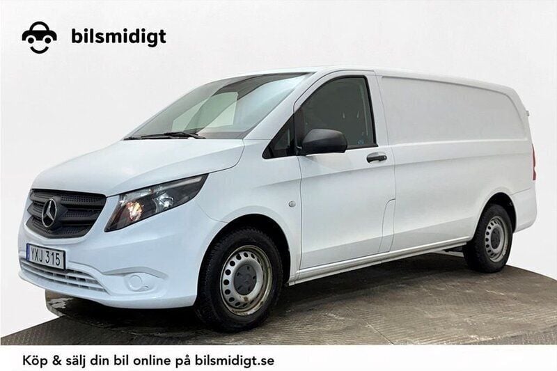 Vit Begagnad 2018 Mercedes Vito Minibuss | 284 900 kr (Lite dyr) - Bild 1/3