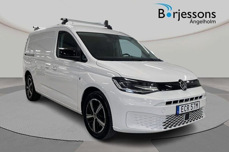 Vit Begagnad 2021 VW Caddy Maxi Minibuss | 265 000 kr (Marknadspris) - Bild 1/4