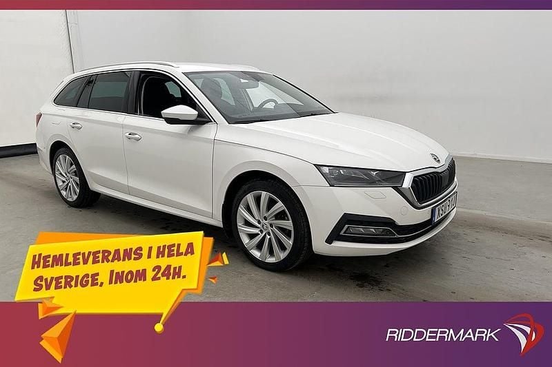 Vit Begagnad 2021 Skoda Octavia Kombi | 218 900 kr (Marknadspris) - Bild 1/3