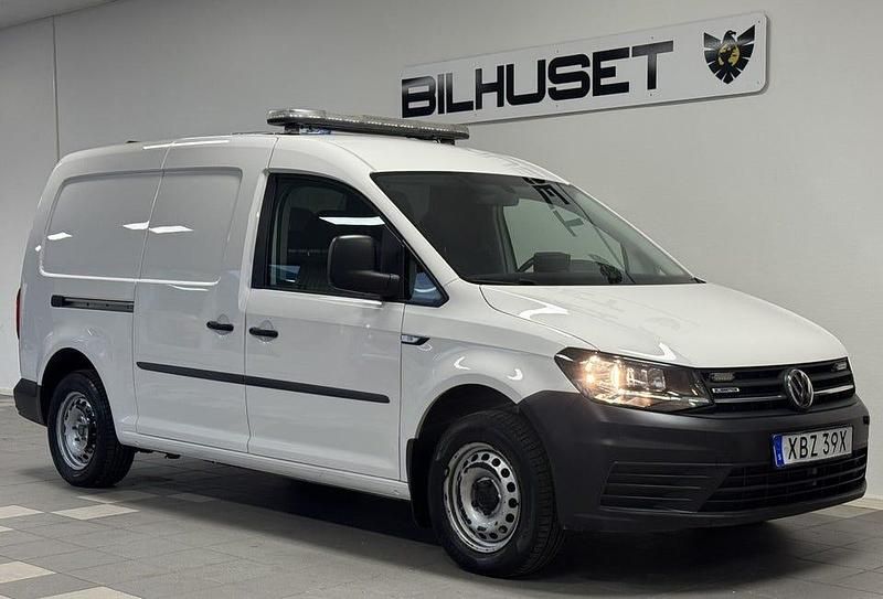 Vit Begagnad 2019 VW Caddy Maxi Minibuss | 139 900 kr (Superpris) - Bild 1/4