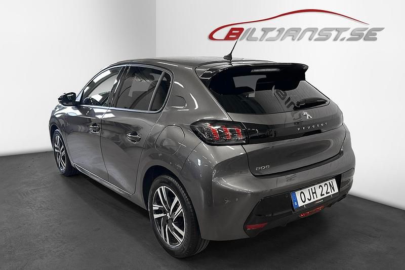 Begagnad Peugeot 208 Allure 101 HK (74 kW) 2021 Grå Halvkombi