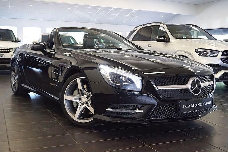 Svart Begagnad 2012 Mercedes SL500 AMG Cab | 599 000 kr - Bild 1/4