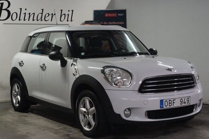 Vit Begagnad 2013 Mini One Countryman SUV | 99 800 kr (Marknadspris) - Bild 1/4
